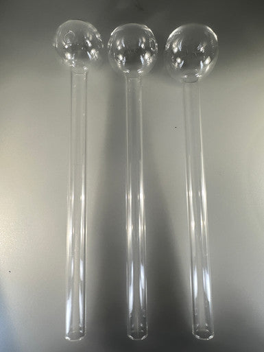 10” 12mm Tube Clear Jumbo OB (Pack of 10 $15)