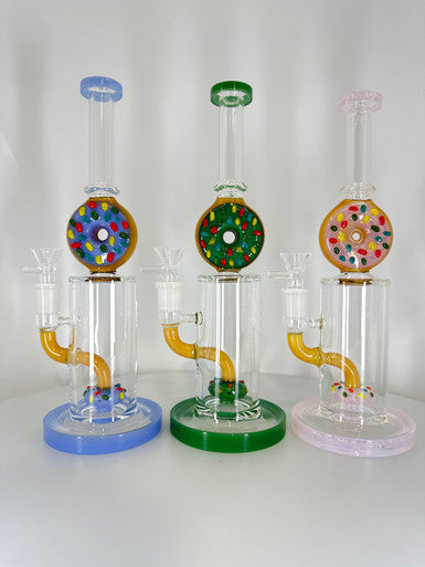 10” Colorful  Donut Water Pipe