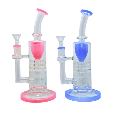 12" Diamond Perk Water Pipe