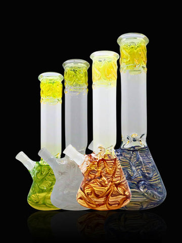 12" Fancy Color American Beaker Water Pipe