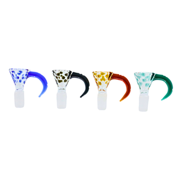 14 Male Color Dot Bowl With Horn Handle