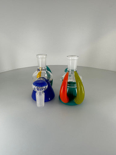 14mm 90 Degree Dry Fancy Horn Style Ash Catcher