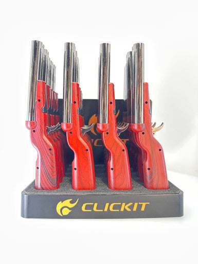 20ct. Clickit Gun Lighter Display