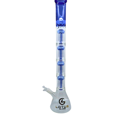 24" 4 Tree Perk Water Pipe
