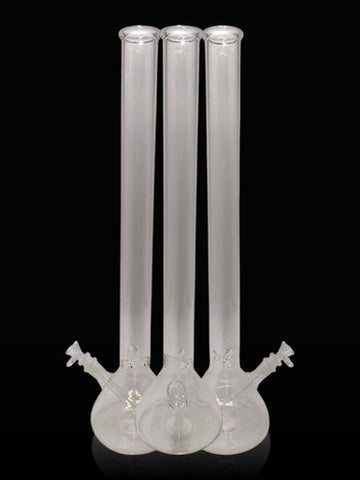 24" Clear Beaker Water Pipe