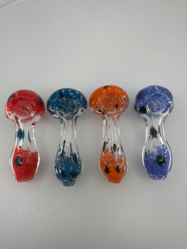3” American Frit color Spoon  (50 Counts)