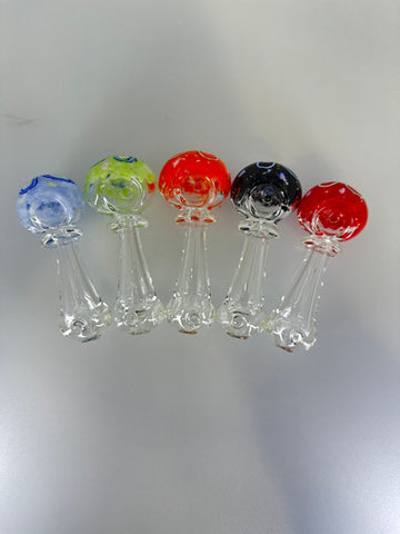 3” Bright Color Frit Rim Spoon