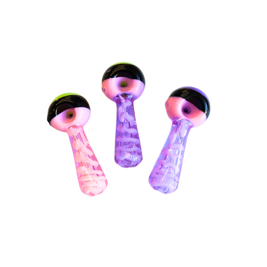 4.5" Black Joint Pink Spoon