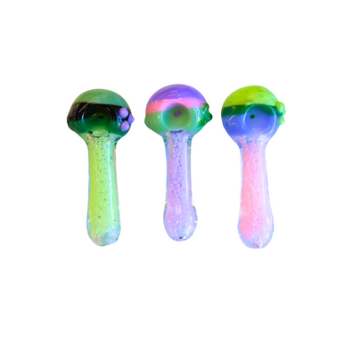 Lotus Glass 4.5 Color Slime Joint Frit Spoon