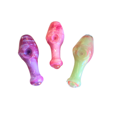 4.5" Slime Triple Glass Spoon
