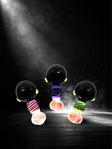 4.5" Black Slime Joint Cube Spoon