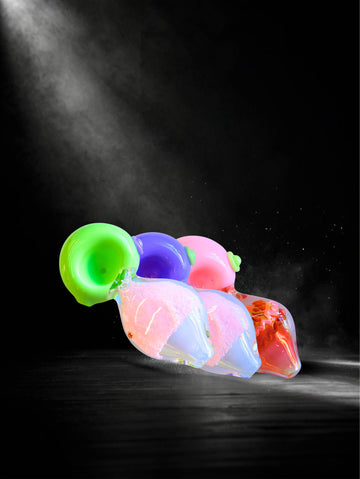 4.5" Frit Body & Slime Head Spoon