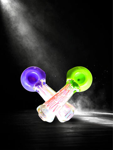 4.5" Frit Twisted Spoon