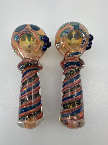 4.5” Gold Fume Rim Spoon