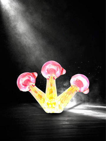 4.5" Heavy Slime Head Gold Fume Spoon