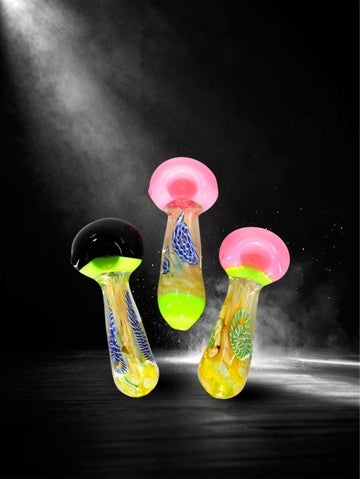 4.5" Heavy Twisting Art Slime Head Spoon