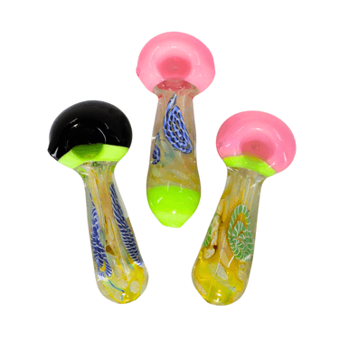 4.5" Heavy Twisting Art Slime Head Spoon