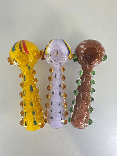 4.5” Marble Dot Color Frit Spoon