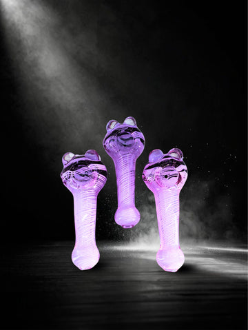 4.5" Purple Dihro Head Spoon