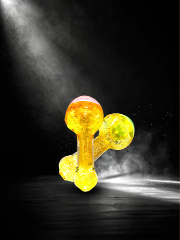 4.5" Yello Fume Honeycomb Spoon