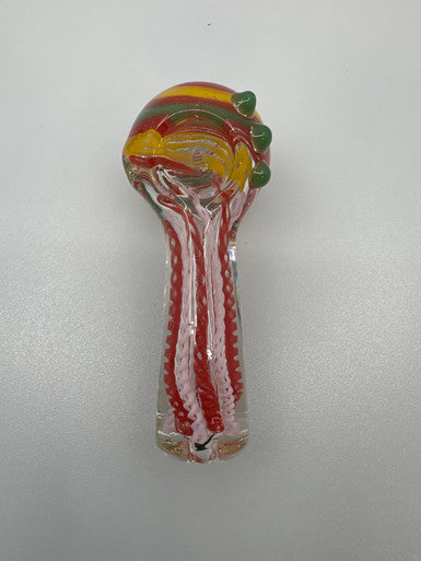 4” Color Twisting Fancy Hand Pipe