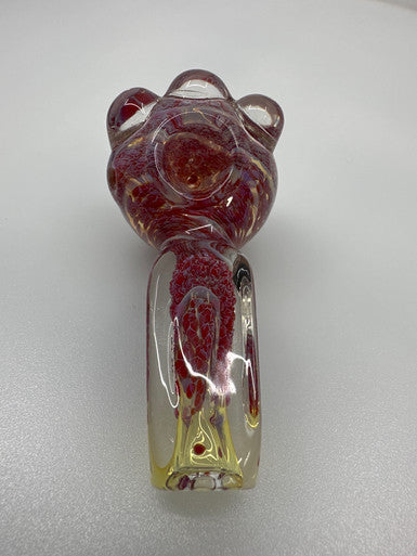 4” Flat Rectangle body round head shape hand Pipe