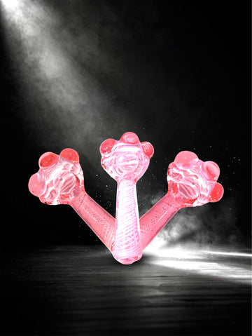 4" Pink Marble Spoon