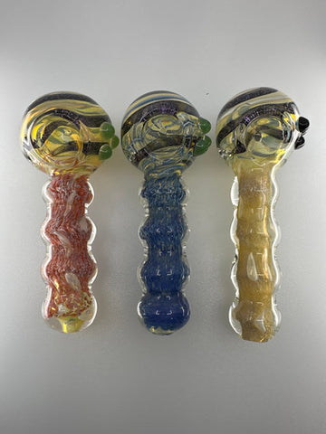 5” Color Frit Dichro Hand Pipe