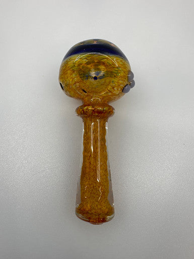 5” Fancy Frit Bubble Art  Hand Pipe