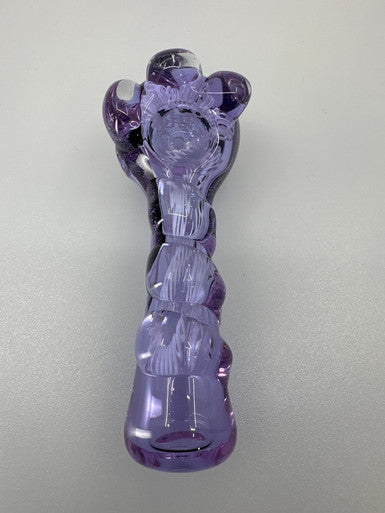 5” Purple Dichro Spoon