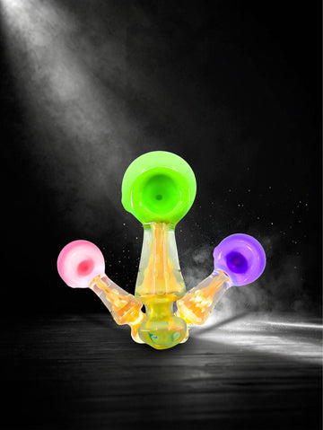 5" Slime Head Gold Fume Spoon