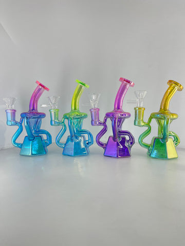 6” Electroplated Colorful Recycle Water Pipe
