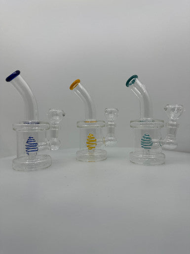 6” color wrap Perc Water Pipe