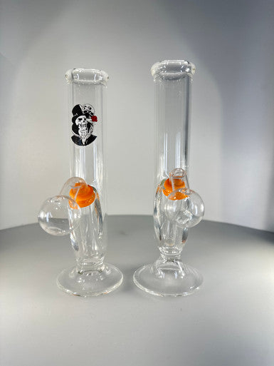 7.5” Clear Straight OB Water Pipe