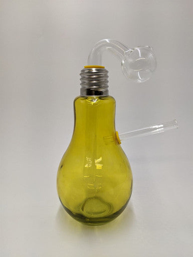 7" Glass Bulb Thick Glass Oil Bubbler OB-32