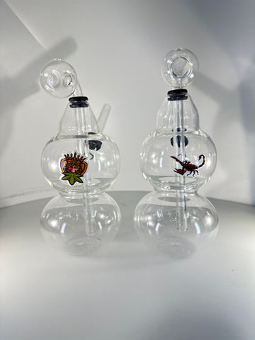 7” Big Bubble Clear OB Water Pipe