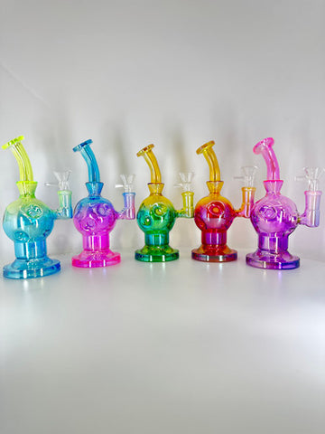 7” Electroplated Maverick Water Pipe Bong