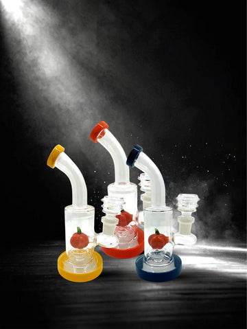 7” Pumpkin Perk Color Water Pipe