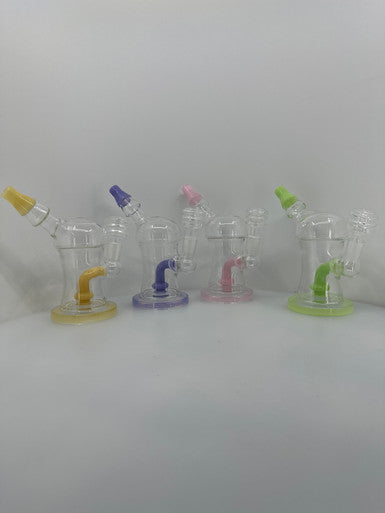 7” Sloper Mouth Piece Slime Water Pipe