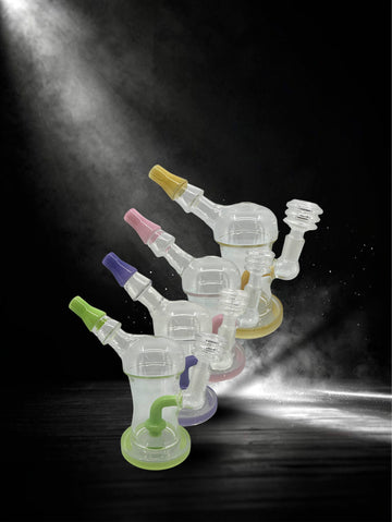 7” Sloper Mouth Piece Slime Water Pipe