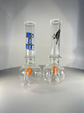 8” Clear Rim Ball Beaker OB Water Pipe