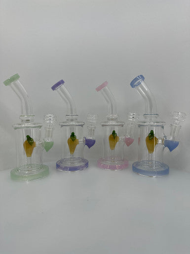8” Mango Perc Slime Water Pipe