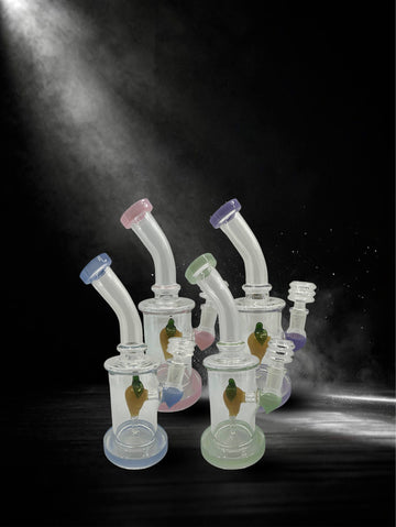 8” Mango Perc Slime Water Pipe