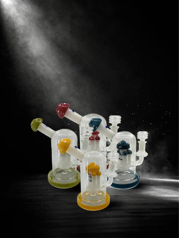 8” Mushroom Perk Water Pipe