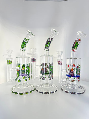 9” Honeycomb Bend Water Pipe
