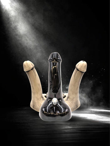 9" Penis Ceramic Water Pipe CER-15