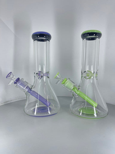 10” 9MM Two-Tone Beaker Bong