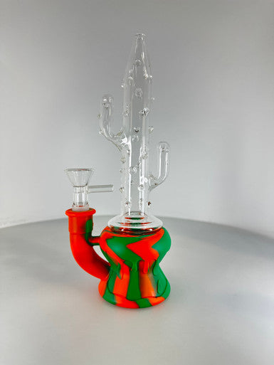 Cactus  Silicon Water Pipe