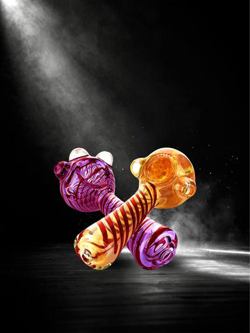 Candystripe Glass Pipe
