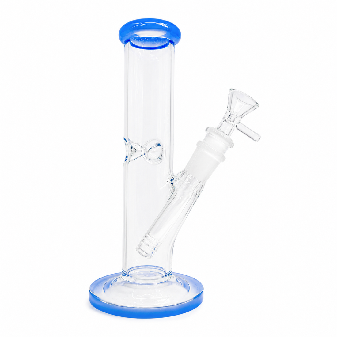 8” Color Mouth Straight Water Pipe